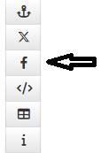 facebook icon in the cms